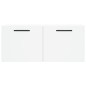 vidaXL Armario de pared madera de ingeniería blanco 80x36,5x35 cm vidaXL Armario de pared madera de ingeniería blanco 80x36,5x35 cm