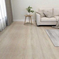 vidaXL Lamas para suelo autoadhesivas 55 piezas PVC 5,11 m² beige