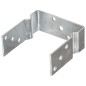 vidaXL Anclajes de valla 6 uds acero galvanizado plateado 14x6x15 cm vidaXL Anclajes de valla 6 uds acero galvanizado plateado 14x6x15 cm