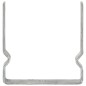 vidaXL Anclajes de valla 6 uds acero galvanizado plateado 14x6x15 cm vidaXL Anclajes de valla 6 uds acero galvanizado plateado 14x6x15 cm