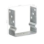 vidaXL Anclajes de valla 6 uds acero galvanizado plateado 14x6x15 cm vidaXL Anclajes de valla 6 uds acero galvanizado plateado 14x6x15 cm