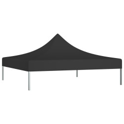 vidaXL Techo de carpa para celebraciones negro 2x2 m 270 g/m² 