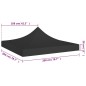 vidaXL Techo de carpa para celebraciones negro 2x2 m 270 g/m² vidaXL Techo de carpa para celebraciones negro 2x2 m 270 g/m²