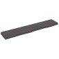 vidaXL Estante de pared madera roble tratada marrón oscuro 100x20x4 cm vidaXL Estante de pared madera roble tratada marrón oscuro 100x20x4 cm