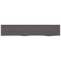 vidaXL Estante de pared madera roble tratada marrón oscuro 100x20x4 cm vidaXL Estante de pared madera roble tratada marrón oscuro 100x20x4 cm