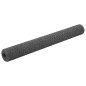 vidaXL Alambrada de gallinero acero revestimiento PVC gris 25x1,2 m vidaXL Alambrada de gallinero acero revestimiento PVC gris 25x1,2 m