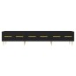 vidaXL Mueble de TV madera de ingeniería negro 150x36x30 cm vidaXL Mueble de TV madera de ingeniería negro 150x36x30 cm
