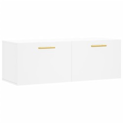 vidaXL Armario de pared madera de ingeniería blanco 100x36,5x35 cm