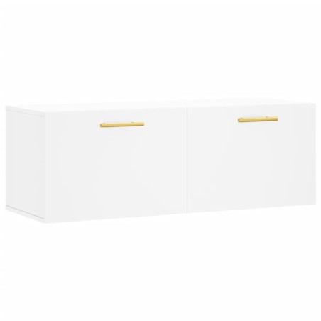 vidaXL Armario de pared madera de ingeniería blanco 100x36,5x35 cm