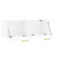 vidaXL Armario de pared madera de ingeniería blanco 100x36,5x35 cm vidaXL Armario de pared madera de ingeniería blanco 100x36,5x35 cm