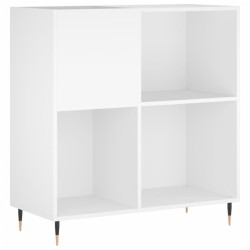 vidaXL Mueble para discos madera contrachapada blanco 84,5x38x89 cm