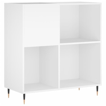 vidaXL Mueble para discos madera contrachapada blanco 84,5x38x89 cm