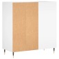 vidaXL Mueble para discos madera contrachapada blanco 84,5x38x89 cm vidaXL Mueble para discos madera contrachapada blanco 84,5x38x89 cm