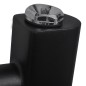 vidaXL Radiador toallero de baño curvo negro 480x480 mm vidaXL Radiador toallero de baño curvo negro 480x480 mm