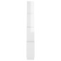 vidaXL Estante cubo pared contrachapado blanco brillante 90x15x119 cm vidaXL Estante cubo pared contrachapado blanco brillante 90x15x119 cm
