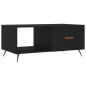 vidaXL Mesa de centro madera contrachapada negro 90x50x40 cm vidaXL Mesa de centro madera contrachapada negro 90x50x40 cm