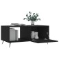 vidaXL Mesa de centro madera contrachapada negro 90x50x40 cm vidaXL Mesa de centro madera contrachapada negro 90x50x40 cm