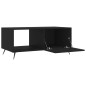 vidaXL Mesa de centro madera contrachapada negro 90x50x40 cm vidaXL Mesa de centro madera contrachapada negro 90x50x40 cm