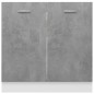 vidaXL Armario debajo fregadero madera contrachapada gris 80x46x81,5cm vidaXL Armario debajo fregadero madera contrachapada gris 80x46x81,5cm