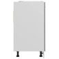 vidaXL Armario debajo fregadero madera contrachapada gris 80x46x81,5cm vidaXL Armario debajo fregadero madera contrachapada gris 80x46x81,5cm