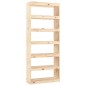 vidaXL Estantería/divisor de espacios madera de pino 80x30x199,5 cm vidaXL Estantería/divisor de espacios madera de pino 80x30x199,5 cm