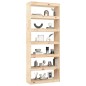 vidaXL Estantería/divisor de espacios madera de pino 80x30x199,5 cm vidaXL Estantería/divisor de espacios madera de pino 80x30x199,5 cm