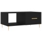 vidaXL Mesa de centro madera contrachapada negro 90x50x40 cm vidaXL Mesa de centro madera contrachapada negro 90x50x40 cm