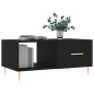 vidaXL Mesa de centro madera contrachapada negro 90x50x40 cm vidaXL Mesa de centro madera contrachapada negro 90x50x40 cm