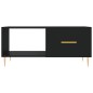 vidaXL Mesa de centro madera contrachapada negro 90x50x40 cm vidaXL Mesa de centro madera contrachapada negro 90x50x40 cm