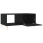 vidaXL Mesa de centro madera contrachapada negro 90x50x40 cm vidaXL Mesa de centro madera contrachapada negro 90x50x40 cm