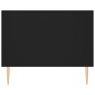 vidaXL Mesa de centro madera contrachapada negro 90x50x40 cm vidaXL Mesa de centro madera contrachapada negro 90x50x40 cm