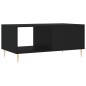 vidaXL Mesa de centro madera contrachapada negro 90x50x40 cm vidaXL Mesa de centro madera contrachapada negro 90x50x40 cm