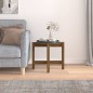 vidaXL Mesa de centro de madera maciza de pino marrón miel Ø52,5x45 cm vidaXL Mesa de centro de madera maciza de pino marrón miel Ø52,5x45 cm