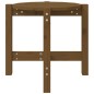 vidaXL Mesa de centro de madera maciza de pino marrón miel Ø52,5x45 cm vidaXL Mesa de centro de madera maciza de pino marrón miel Ø52,5x45 cm