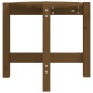 vidaXL Mesa de centro de madera maciza de pino marrón miel Ø52,5x45 cm vidaXL Mesa de centro de madera maciza de pino marrón miel Ø52,5x45 cm