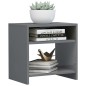 vidaXL Mesitas de noche 2 uds madera contrachapada gris 40x30x40 cm vidaXL Mesitas de noche 2 uds madera contrachapada gris 40x30x40 cm