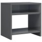 vidaXL Mesitas de noche 2 uds madera contrachapada gris 40x30x40 cm vidaXL Mesitas de noche 2 uds madera contrachapada gris 40x30x40 cm