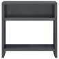 vidaXL Mesitas de noche 2 uds madera contrachapada gris 40x30x40 cm vidaXL Mesitas de noche 2 uds madera contrachapada gris 40x30x40 cm