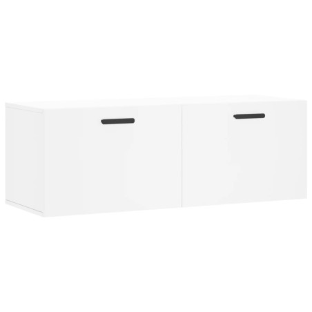 vidaXL Armario de pared madera de ingeniería blanco 100x36,5x35 cm