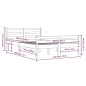 vidaXL Estructura de cama de madera maciza 140x190 cm