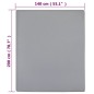 vidaXL Sábana bajera jersey algodón gris 140x200cm vidaXL Sábana bajera jersey algodón gris 140x200cm