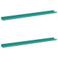 vidaXL Estantes de pared 2 unidades azul 100x9x3 cm vidaXL Estantes de pared 2 unidades azul 100x9x3 cm