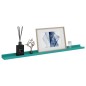 vidaXL Estantes de pared 2 unidades azul 100x9x3 cm vidaXL Estantes de pared 2 unidades azul 100x9x3 cm