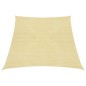 vidaXL Toldo de vela HDPE beige 160 g/m² 4/5x3 m vidaXL Toldo de vela HDPE beige 160 g/m² 4/5x3 m