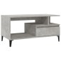 vidaXL Mesa de centro madera contrachapada gris hormigón 90x49x45 cm vidaXL Mesa de centro madera contrachapada gris hormigón 90x49x45 cm