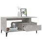 vidaXL Mesa de centro madera contrachapada gris hormigón 90x49x45 cm vidaXL Mesa de centro madera contrachapada gris hormigón 90x49x45 cm