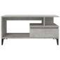 vidaXL Mesa de centro madera contrachapada gris hormigón 90x49x45 cm vidaXL Mesa de centro madera contrachapada gris hormigón 90x49x45 cm