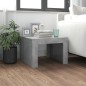 vidaXL Mesa de centro madera contrachapada gris hormigón 50x50x35 cm vidaXL Mesa de centro madera contrachapada gris hormigón 50x50x35 cm