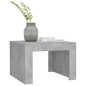 vidaXL Mesa de centro madera contrachapada gris hormigón 50x50x35 cm vidaXL Mesa de centro madera contrachapada gris hormigón 50x50x35 cm