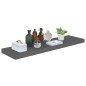 vidaXL Estantes flotantes pared 4 uds MDF gris brillo 90x23,5x3,8 cm vidaXL Estantes flotantes pared 4 uds MDF gris brillo 90x23,5x3,8 cm